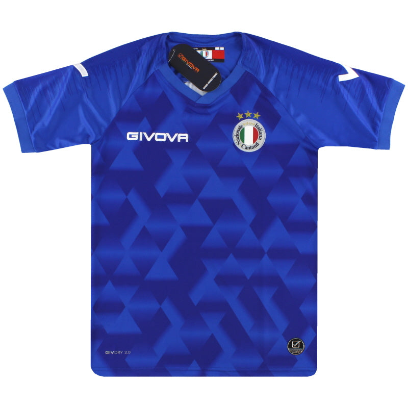 2020-21 Italian National Singers Givova Home Shirt *BNIB* L Football Shirt