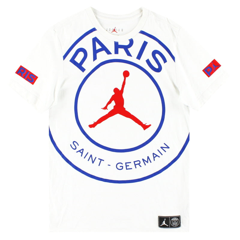 2020-21 Jordan x Paris Saint-Germain Logo Tee S T-Shirt