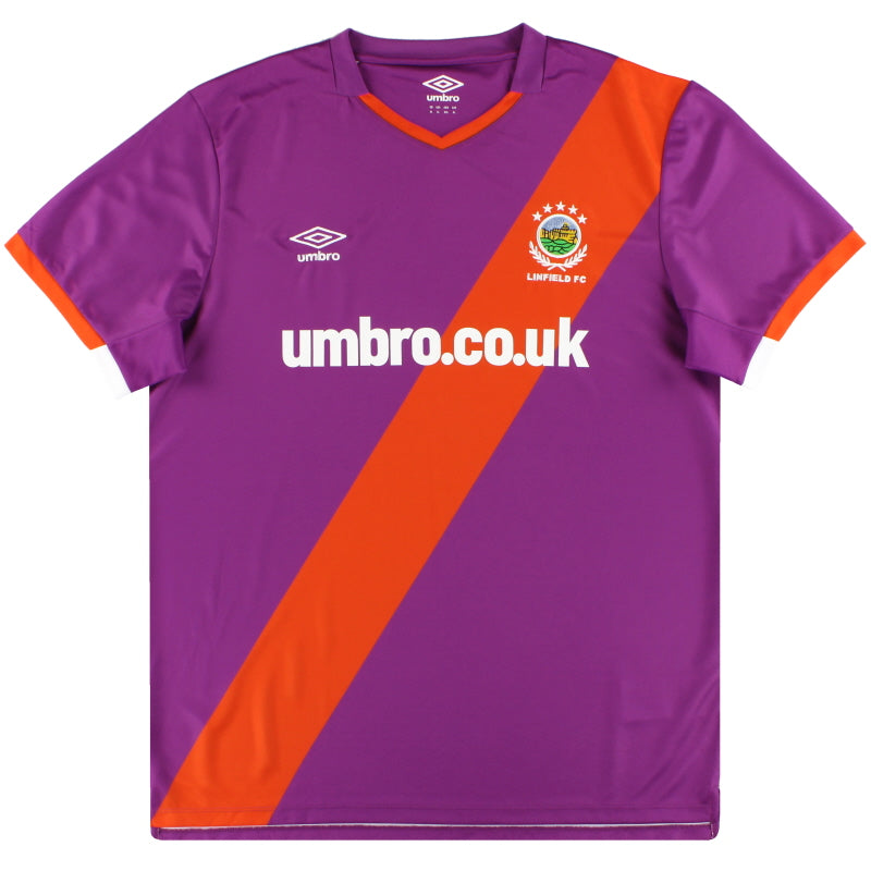 2020-21 Linfield Umbro Away Shirt *As New* XL Football Shirt