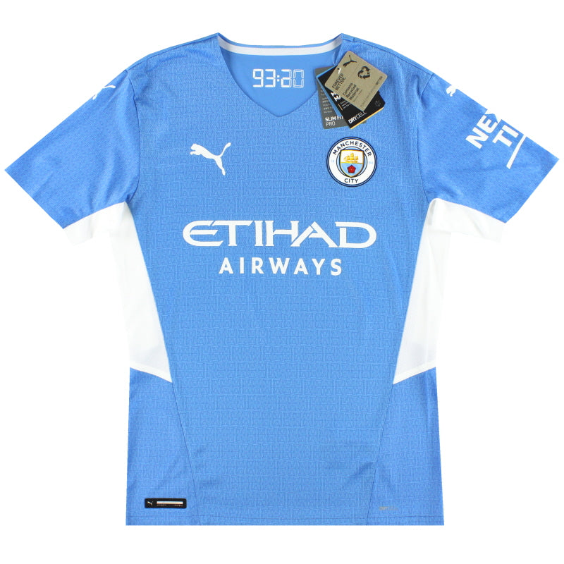 2021-22 Manchester City Puma Player Issue Home Shirt *w/tags*  Football Shirt