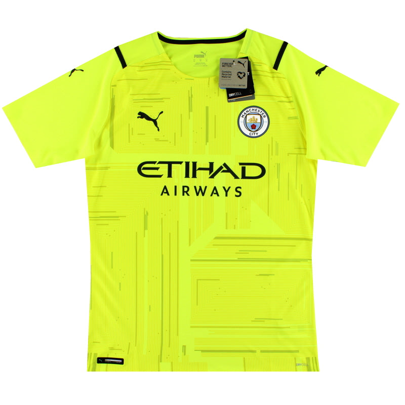 2021-22 Manchester City Puma Player Issue GK Shirt *w/tags* XL Goalkeeper Shirt