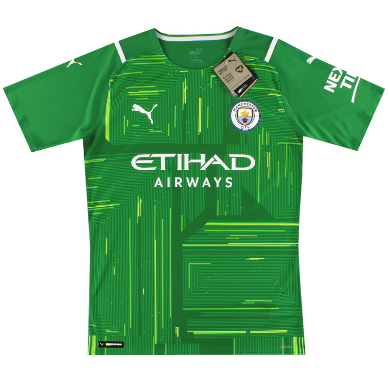 2021-22 Manchester City Puma Player Issue GK Shirt *w/tags* XL Goalkeeper Shirt