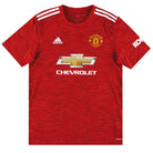 2020-21 Manchester United adidas Home Shirt *Mint* XL Football Shirt