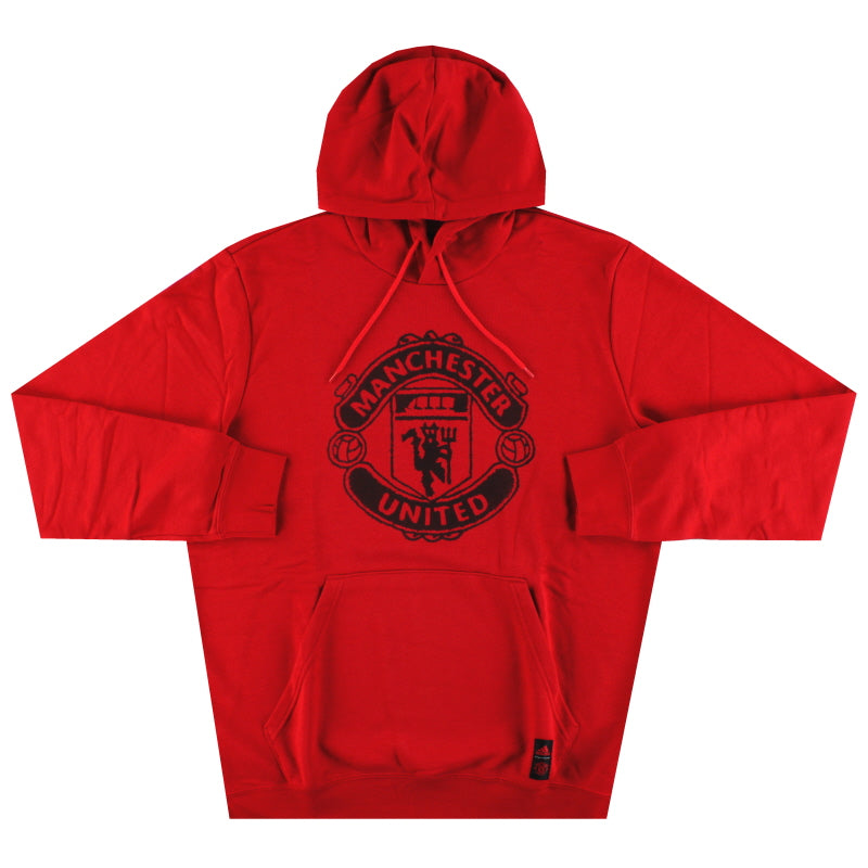 2020-21 Manchester United adidas DNA Hoodie *As New* L Hoodie