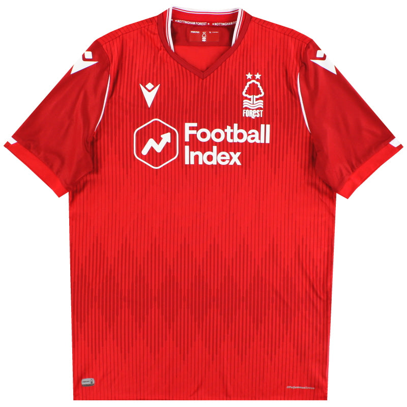 2019-20 Nottingham Forest Macron Home Shirt *Mint* XL Football Shirt