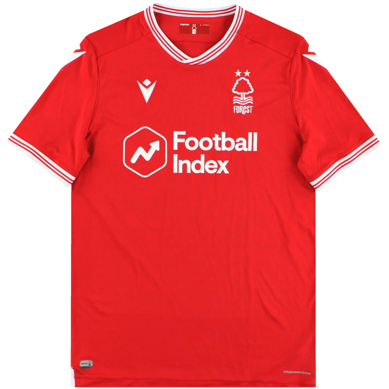 2020-21 Nottingham Forest Macron Home Shirt L Football Shirt