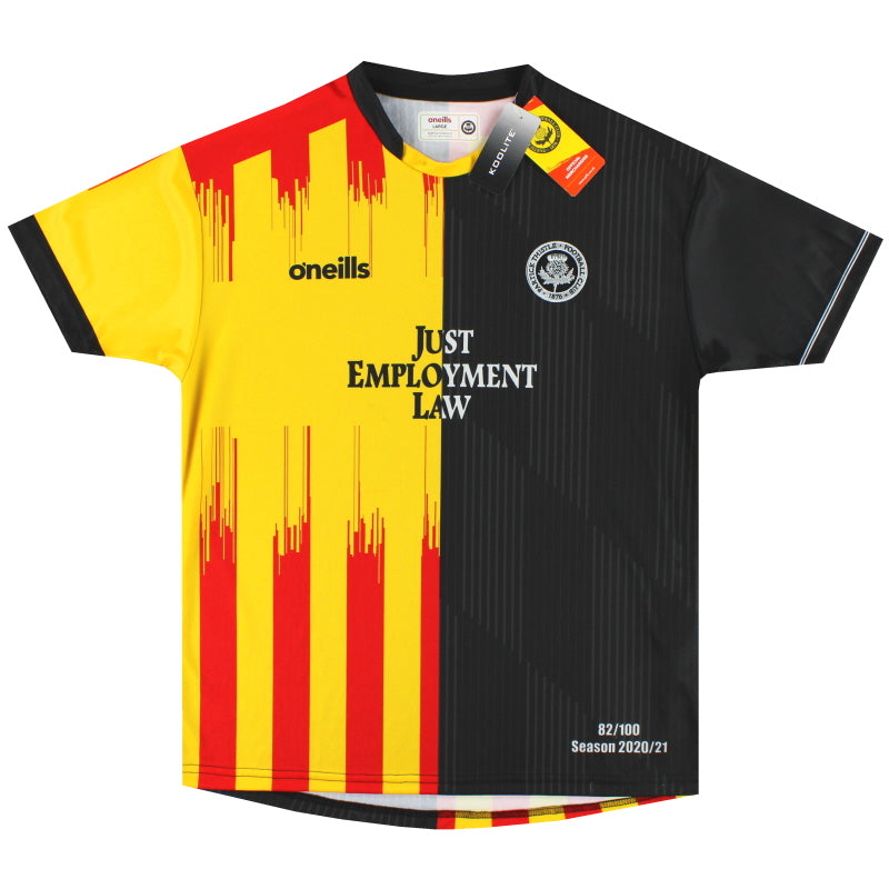 2020 21 Partick Thistle O Neills Limited Edition Shirt w tags L Vintage Football Shirts