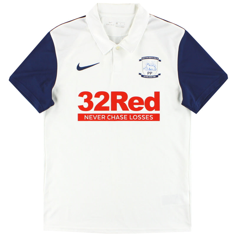 2020-21 Preston North End Nike Home Shirt M Football Shirt