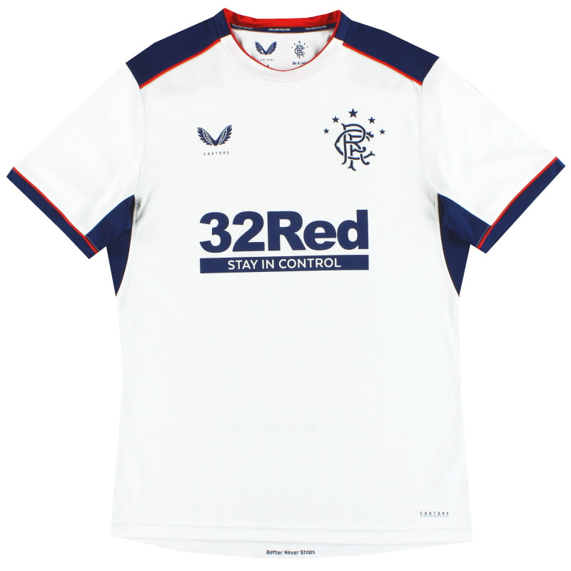 2020-21 Rangers Castore Away Shirt M Football Shirt