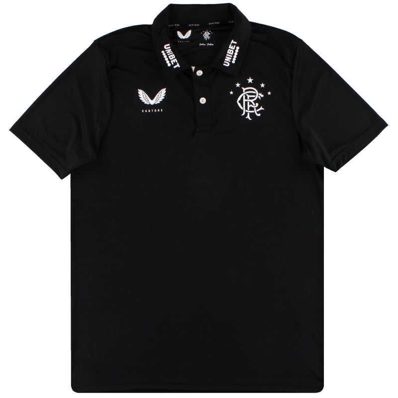 2020-21 Rangers Castore Polo Shirt *As New* Polo Shirt