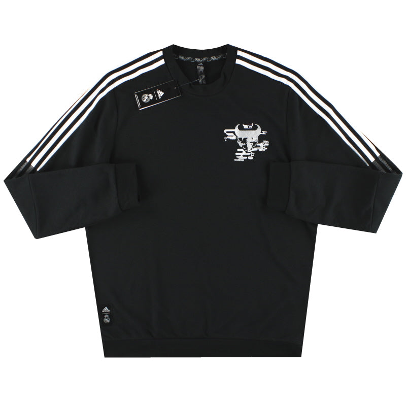 2020-21 Real Madrid adidas CNY Crew Sweatshirt *BNIB* L Sweatshirt