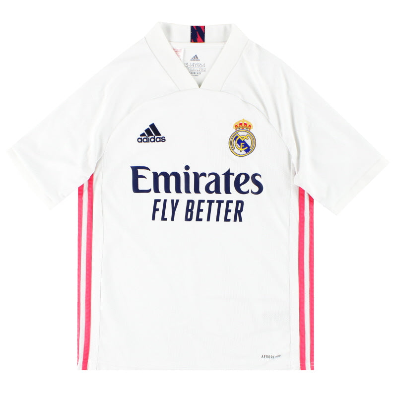 2020-21 Real Madrid adidas Home Shirt L.Boys Football Shirt