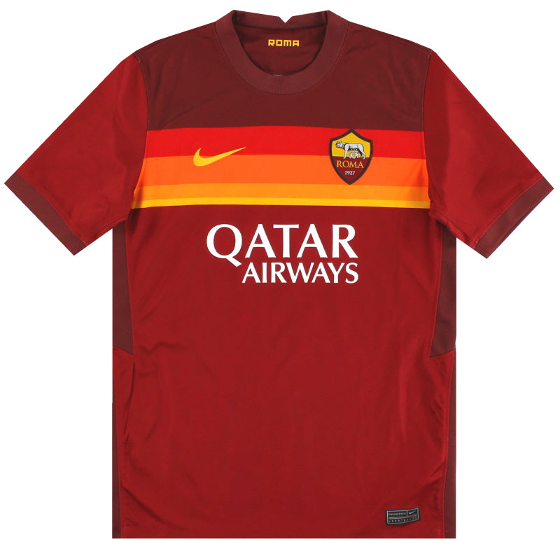 2020-21 Roma Nike Home Shirt L.Boys Football Shirt