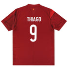 2020-21 Spain adidas Home Shirt Thiago #9 L Football Shirt