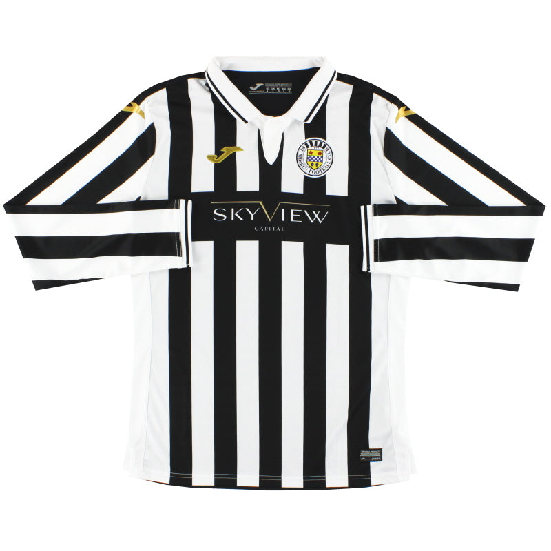 2020-21 St Mirren Joma Home Shirt L/S *Mint* L Football Shirt