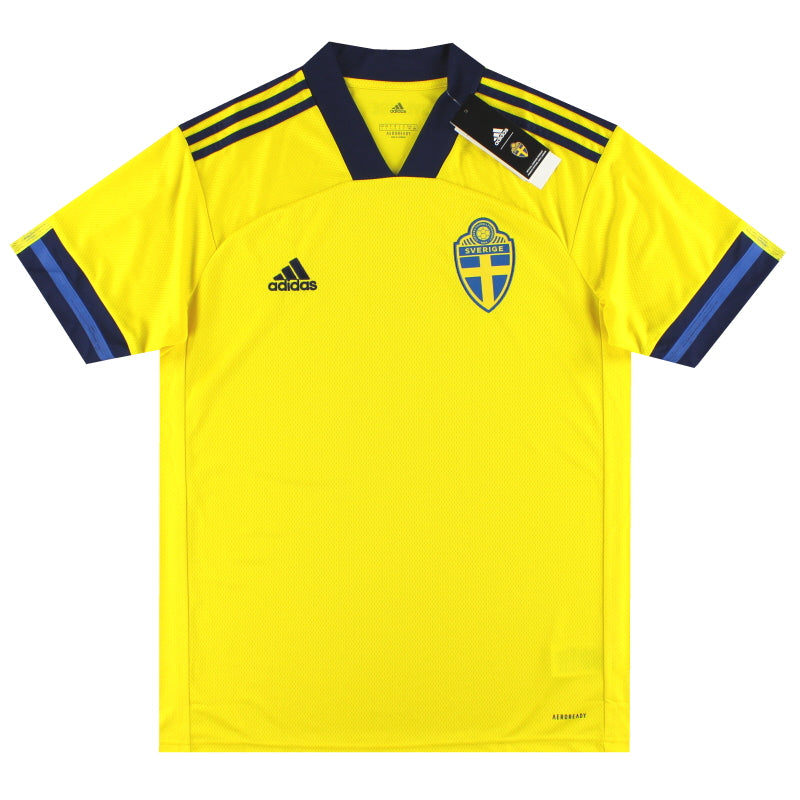 2020-21 Sweden adidas Home Shirt *w/tags* L Football Shirt