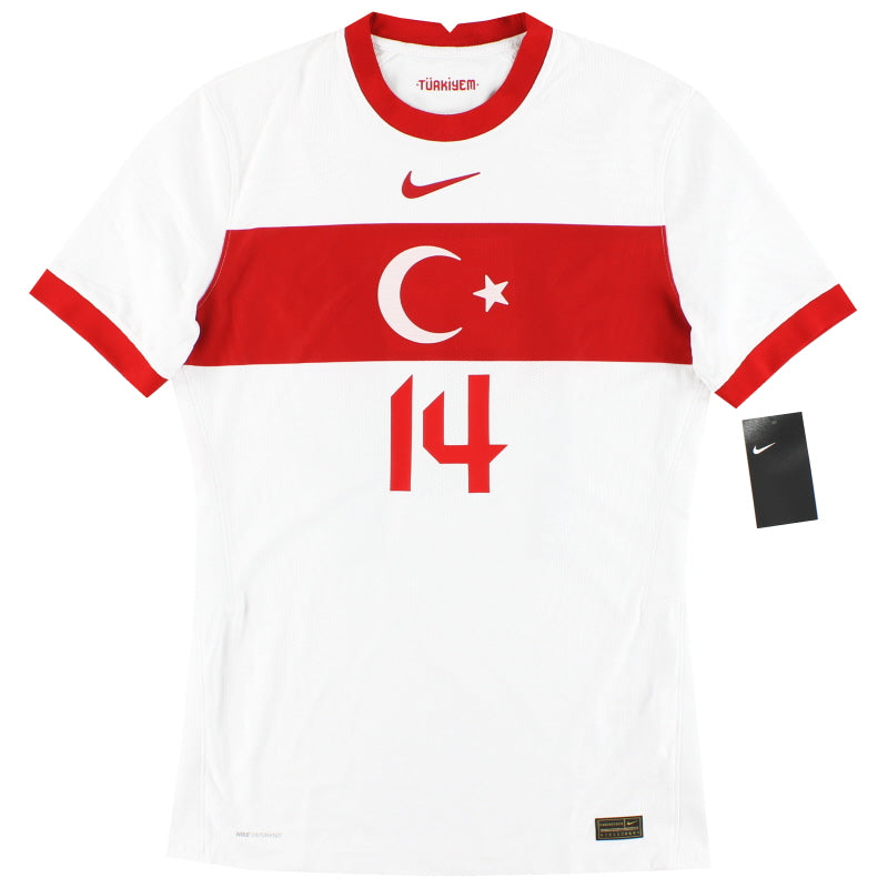 2020-21 Turkey Nike Vapor Away Shirt #14 *w/tags* M Football Shirt