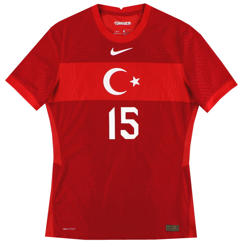 2020-21 Turkey Nike Vapor Home Shirt #15 *As New* M Football Shirt