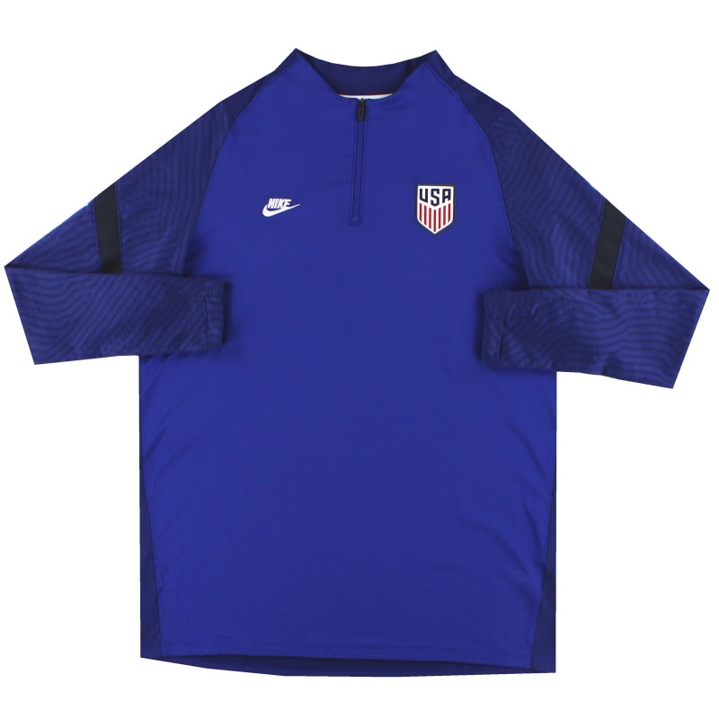 2020-21 USA Nike 1/4 Zip Training Top XL Football Shirt