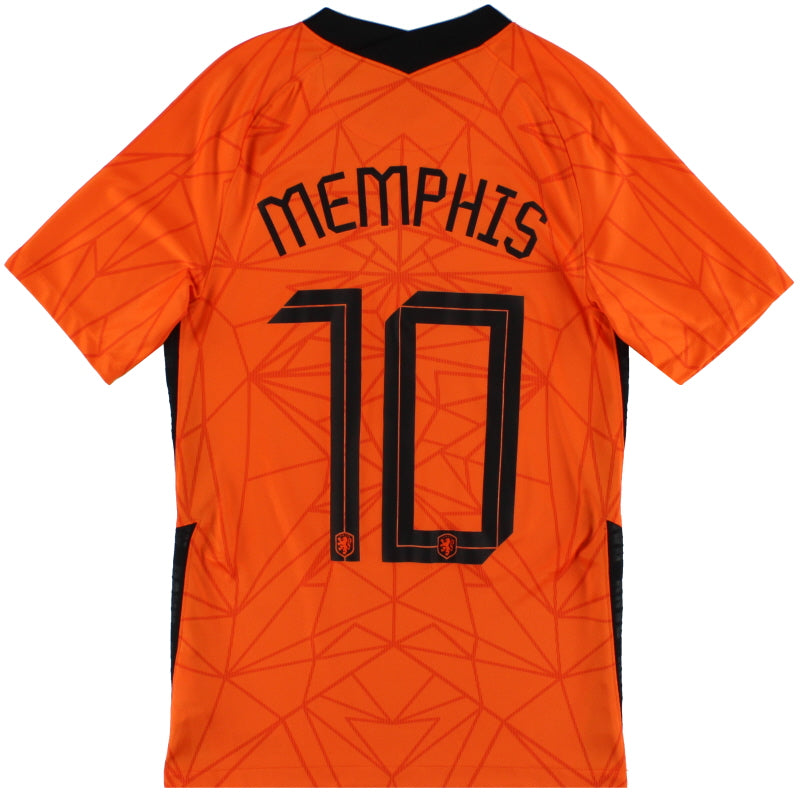 2020-22 Holland Nike Home Shirt Memphis #10 *Mint* XS Football Shirt