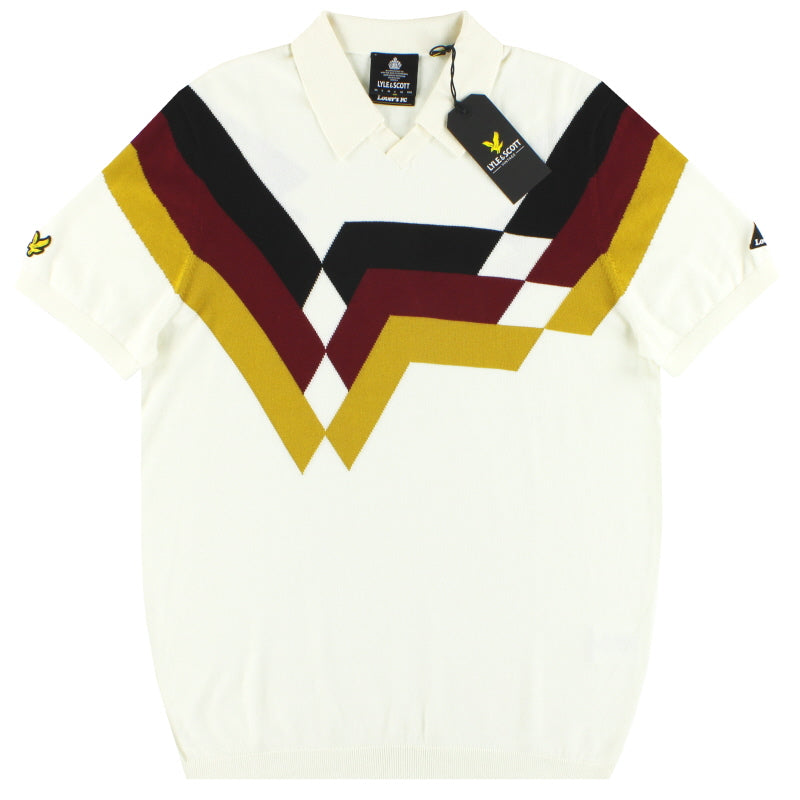 2020 Lyle and Scott x Lovers FC Germany Geometric Stripe Polo *BNIB*  Football Shirt