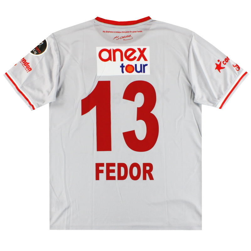 2021-22 Antalyaspor Player Issue Fourth Shirt Fedor #13 L Football Shirt