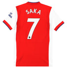 2021-22 Arsenal adidas Home Shirt Saka #7 XS Football Shirt