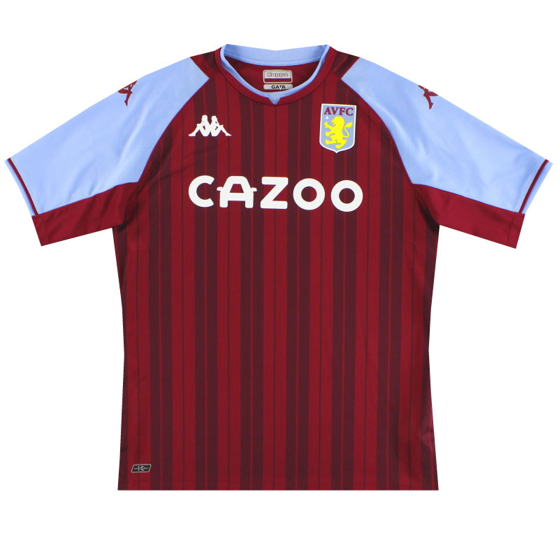 2021-22 Aston Villa Kappa Kombat Home Shirt XL Football Shirt