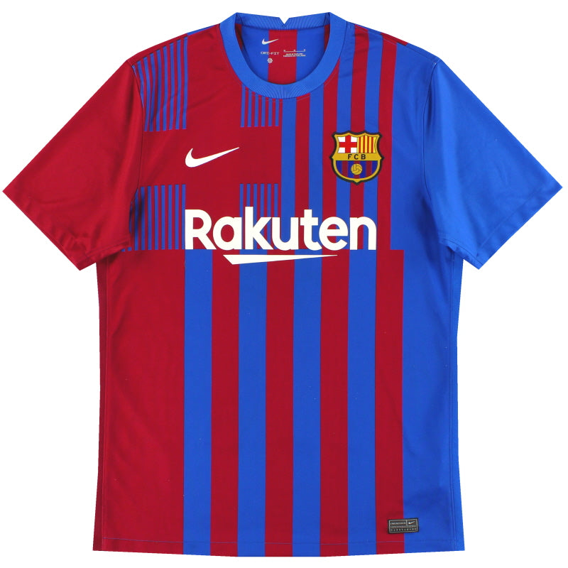 2021-22 Barcelona Nike Home Shirt M Football Shirt