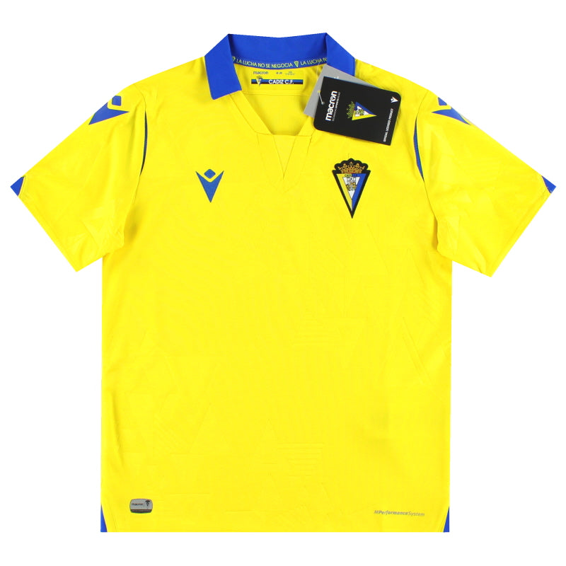 2021-22 Cadiz Macron Home Shirt *w/tags* M.Boys Football Shirt