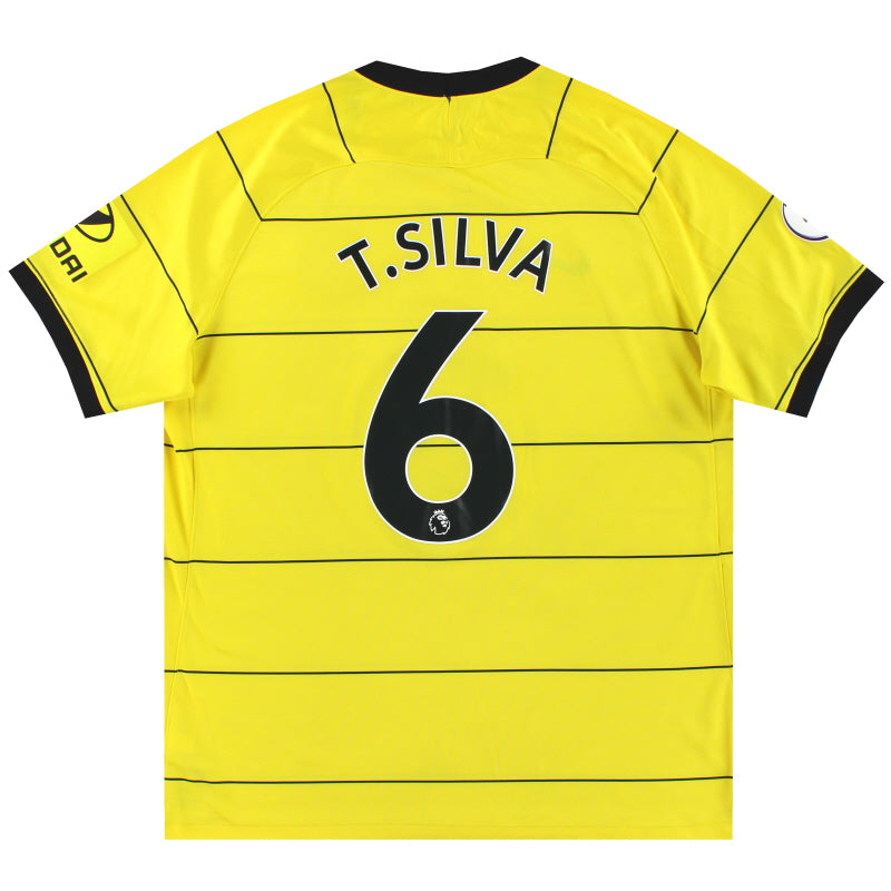 2021-22 Chelsea Nike Away Shirt T. Silva #6 XL Football Shirt