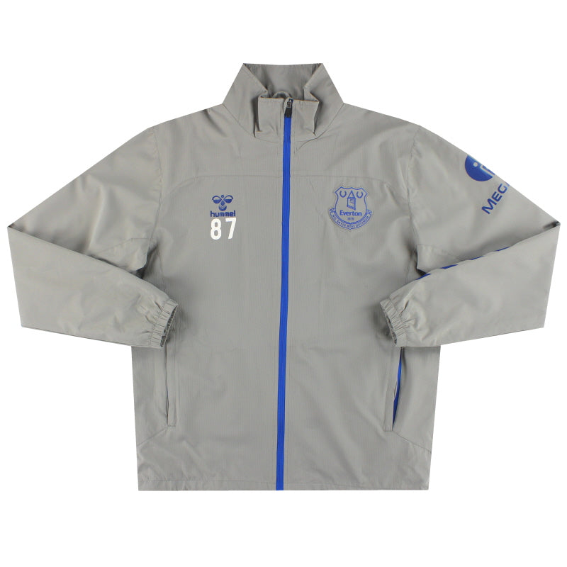 2021-22 Everton Hummel Track Jacket #87 M Jacket