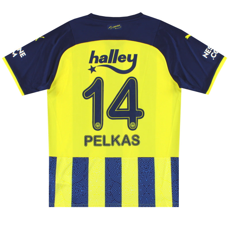 2021-22 Fenerbahce Puma Home Shirt Pelkas #14 *w/tags* M Football Shirt