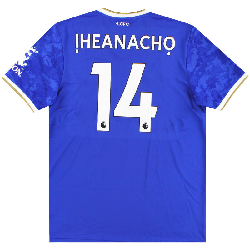 2021-22 Leicester adidas Home Shirt Ịheanachọ #14 *w/tags* L Football Shirt