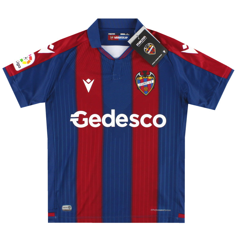 2021-22 Levante Macron Home Shirt *w/tags* M.Boys Football Shirt