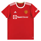 2021-22 Manchester United adidas Home Shirt L Football Shirt