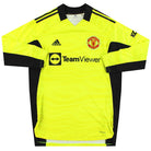 2021-22 Manchester United adidas Goalkeeper Shirt L Football Shirt