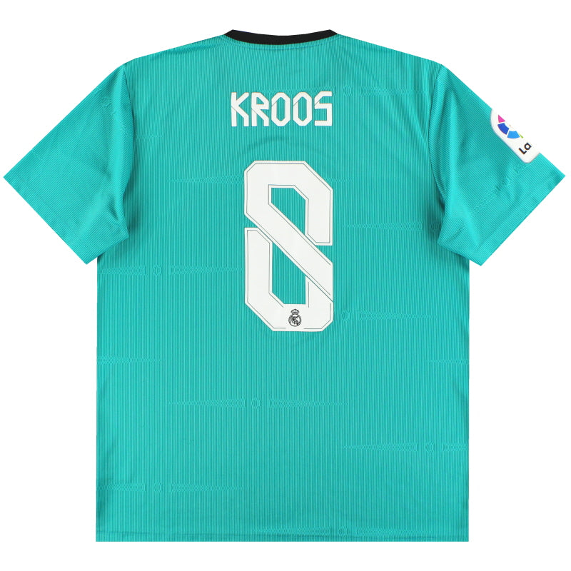 2021-22 Real Madrid adidas Third Shirt Kroos #8 XL Football Shirt