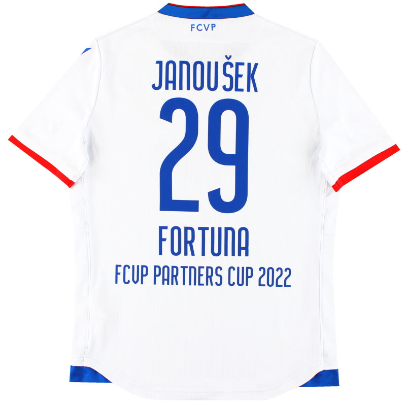 2021-22 Viktoria Plzen Macron Cup Shirt Janousek #29 *Mint* XL Football Shirt