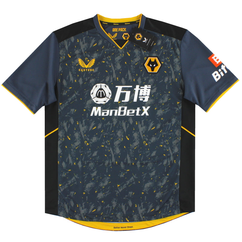 2021-22 Wolves Castore Away Shirt *BNIB* M Football Shirt