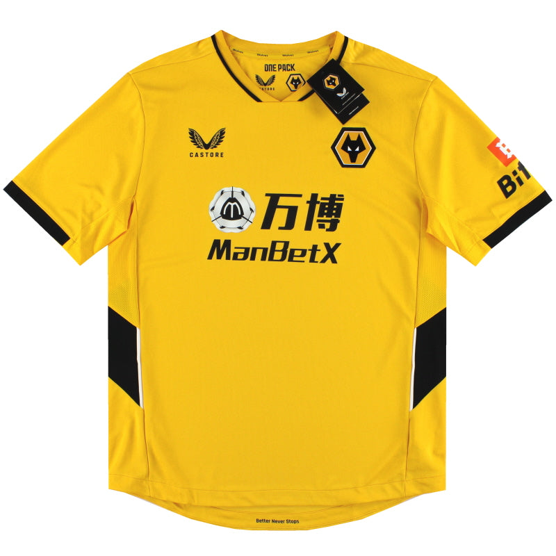 2021-22 Wolves Castore Home Shirt *w/tags* Football Shirt