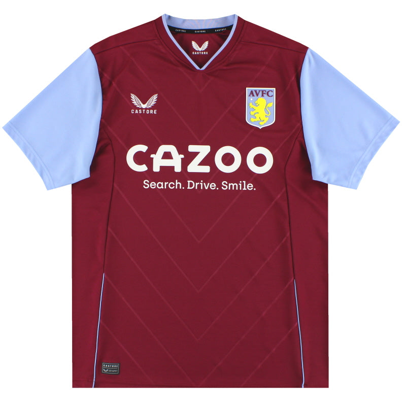 2022-23 Aston Villa Castore Home Shirt *Mint* L Football Shirt