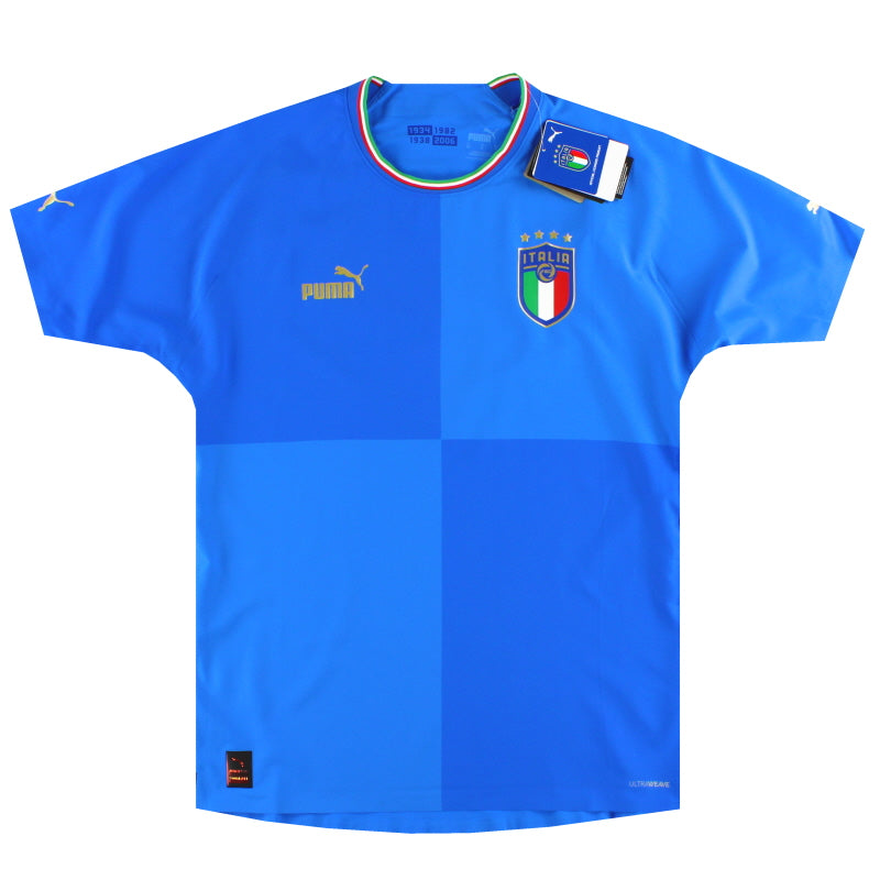 2022-23 Italy Puma Authentic Home Shirt *w/tags*  Football Shirt