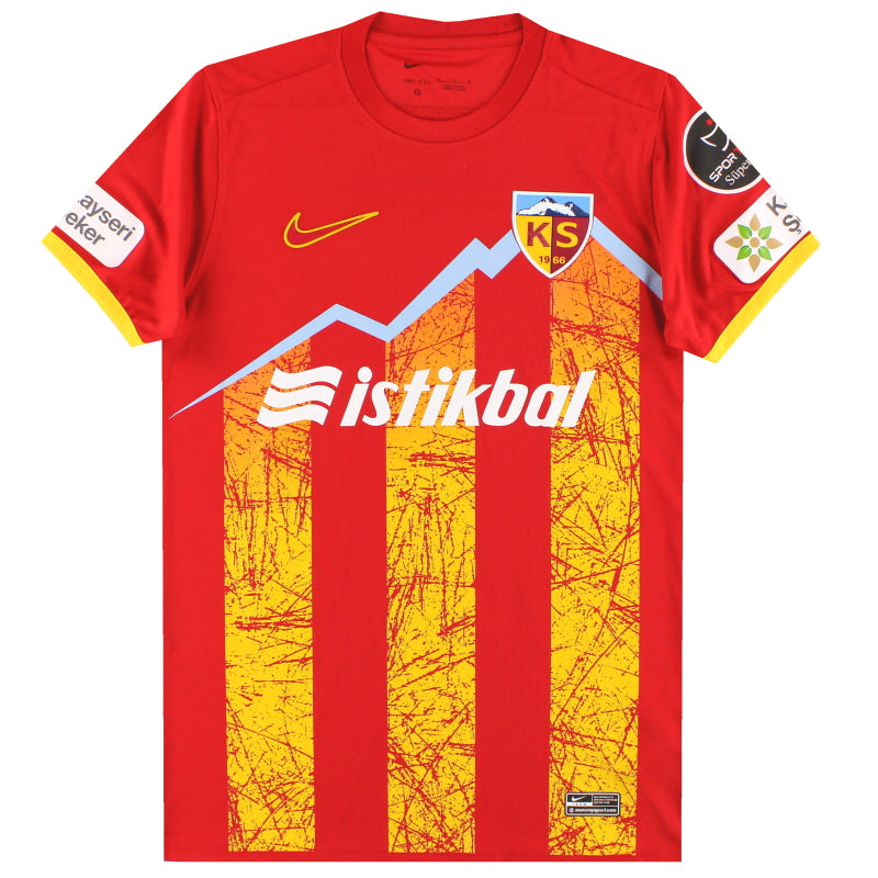 2022-23 Kayserispor Nike Player Issue Home Shirt Uzodimma #80 *As New* M Football Shirt