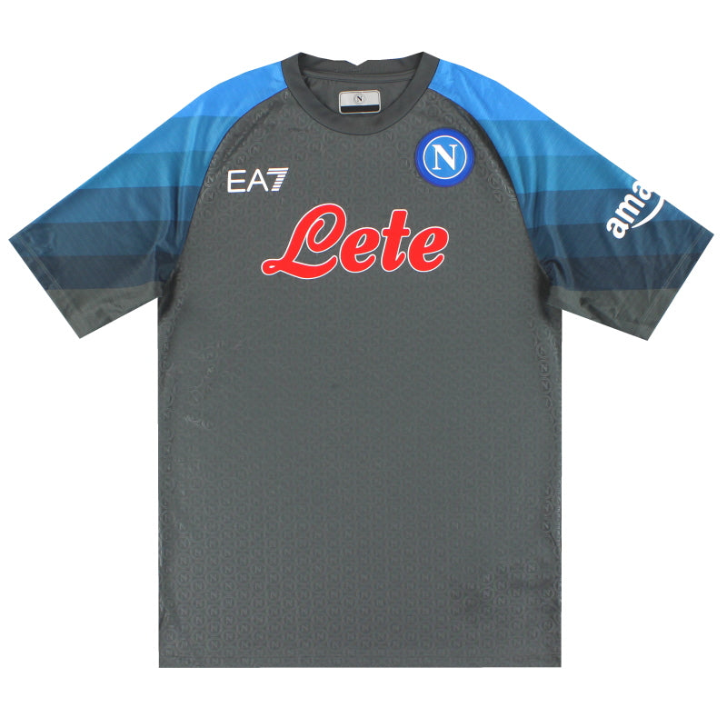 2022-23 Napoli EA7 European Third Shirt *As New*  Football Shirt