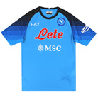 2022-23 Napoli EA7 Basic Home Shirt *As New*  Football Shirt