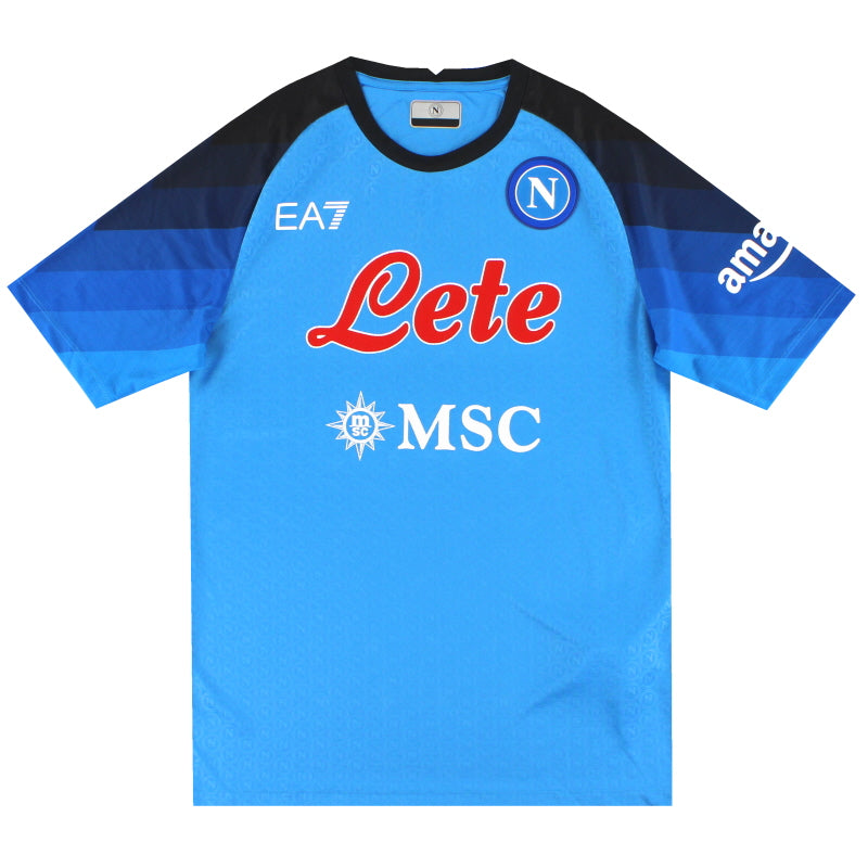 2022-23 Napoli EA7 Home Shirt Football Shirt