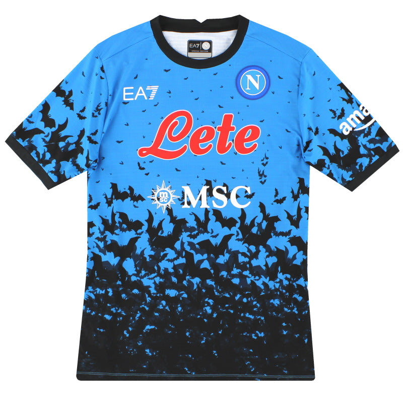 2022-23 Napoli EA7 'Special Edition' Halloween Shirt *As New* XL Football Shirt