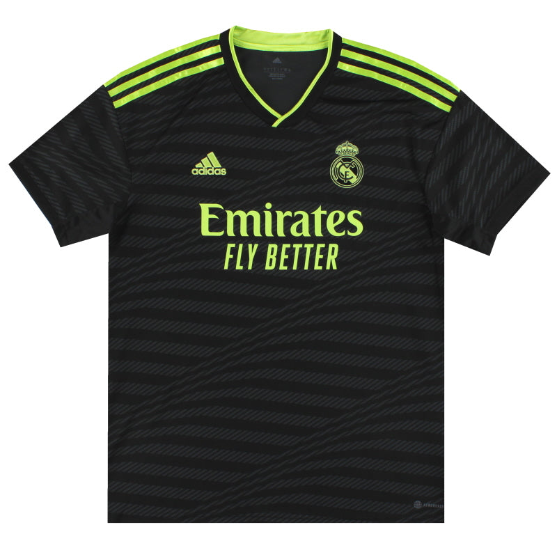 2022-23 Real Madrid adidas Third Shirt *As New* M Football Shirt