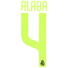 2022-23 Real Madrid Alaba #4 CL Third Name Set *BNIB*  Football Shirt